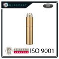 SCALA CNC Twist and Spray 20ml Brushed Gold Aluminium Alloy Refillable Perfume Spray Bottle